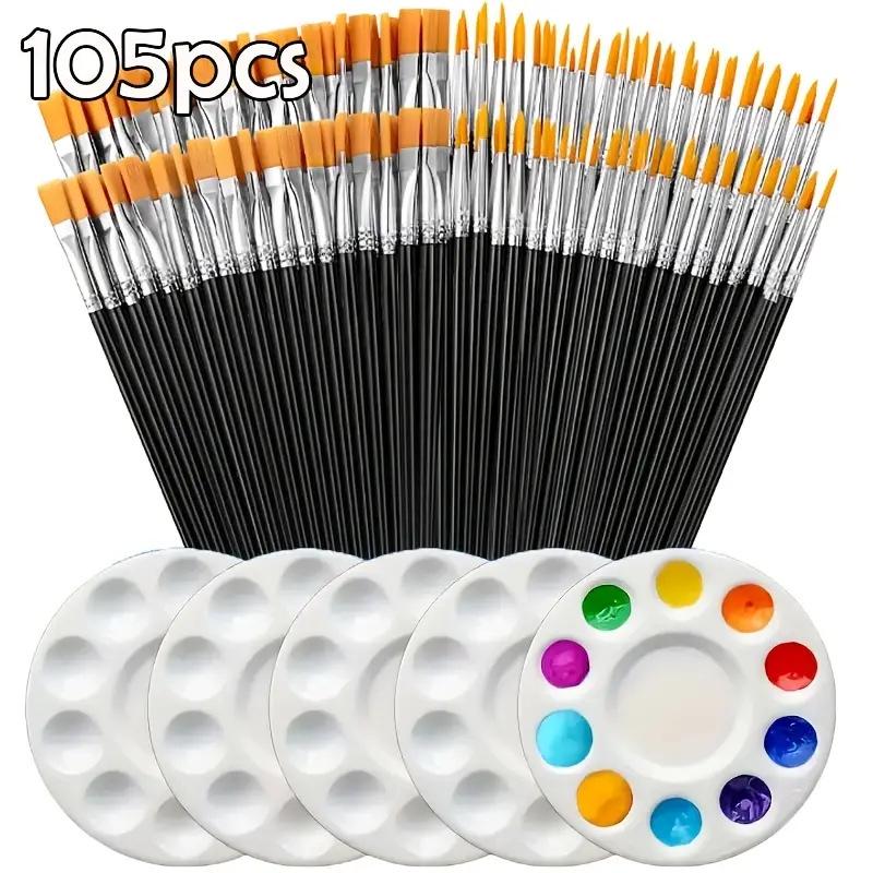 Set di Pennelli Digitali in Nylon per Bambini per Dipingere e Colorare