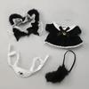 Bow Skirt Cotton Doll's Clothes Cat Tail Plush Doll Clothes  Children's Gift