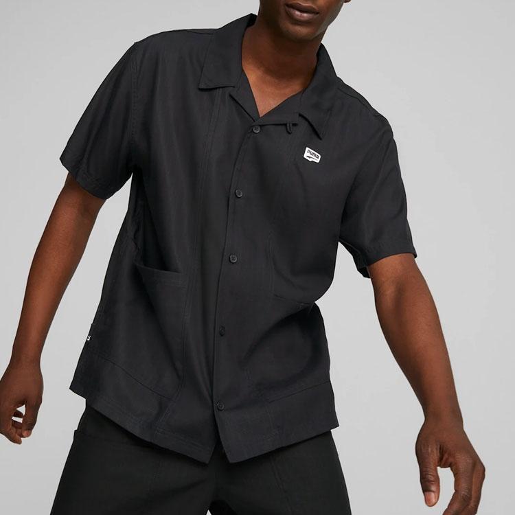 PUMA Downtown SS23 Downtown Shirt Men's Black 538255-01