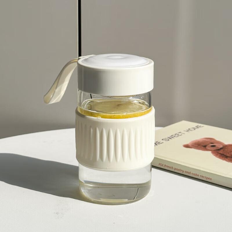 FUGUANG Portable High-Temperature Glass Water Bottle