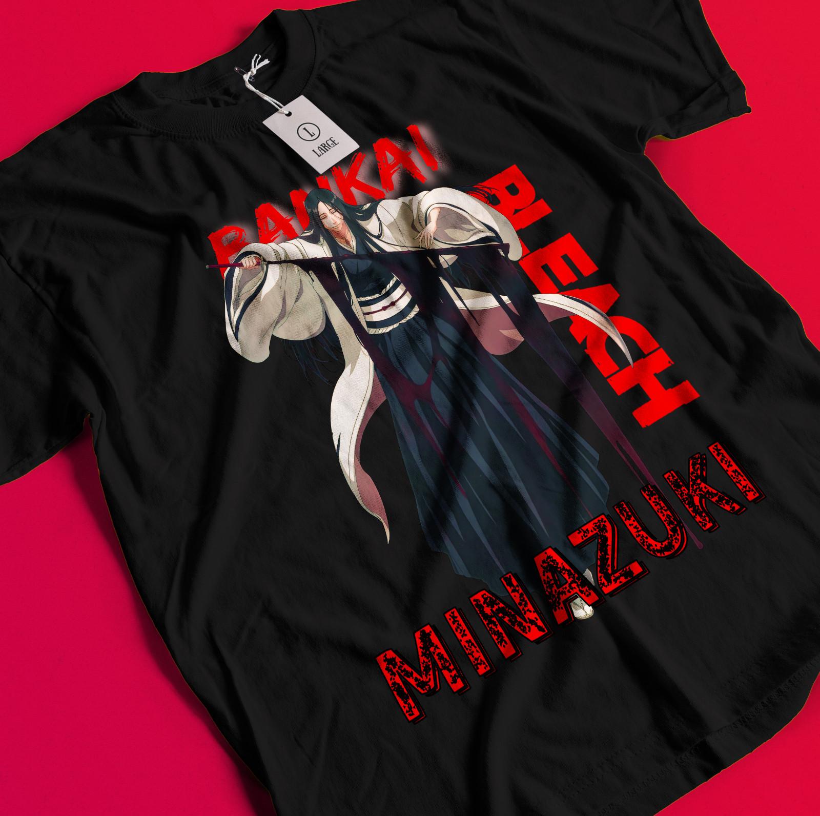 

Футболка Unohana Yachiru Bleach Аниме Футболка Айзен Футболка Ичиго Банкай Иуах Футболка BB532 S