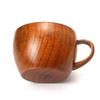 Wooden Cup Japanese Style Tea Mug Natural Wood Water Cup Kids Juice Milk Drinking Cup Coffee Mug Teacup 200ML Home Drinkware