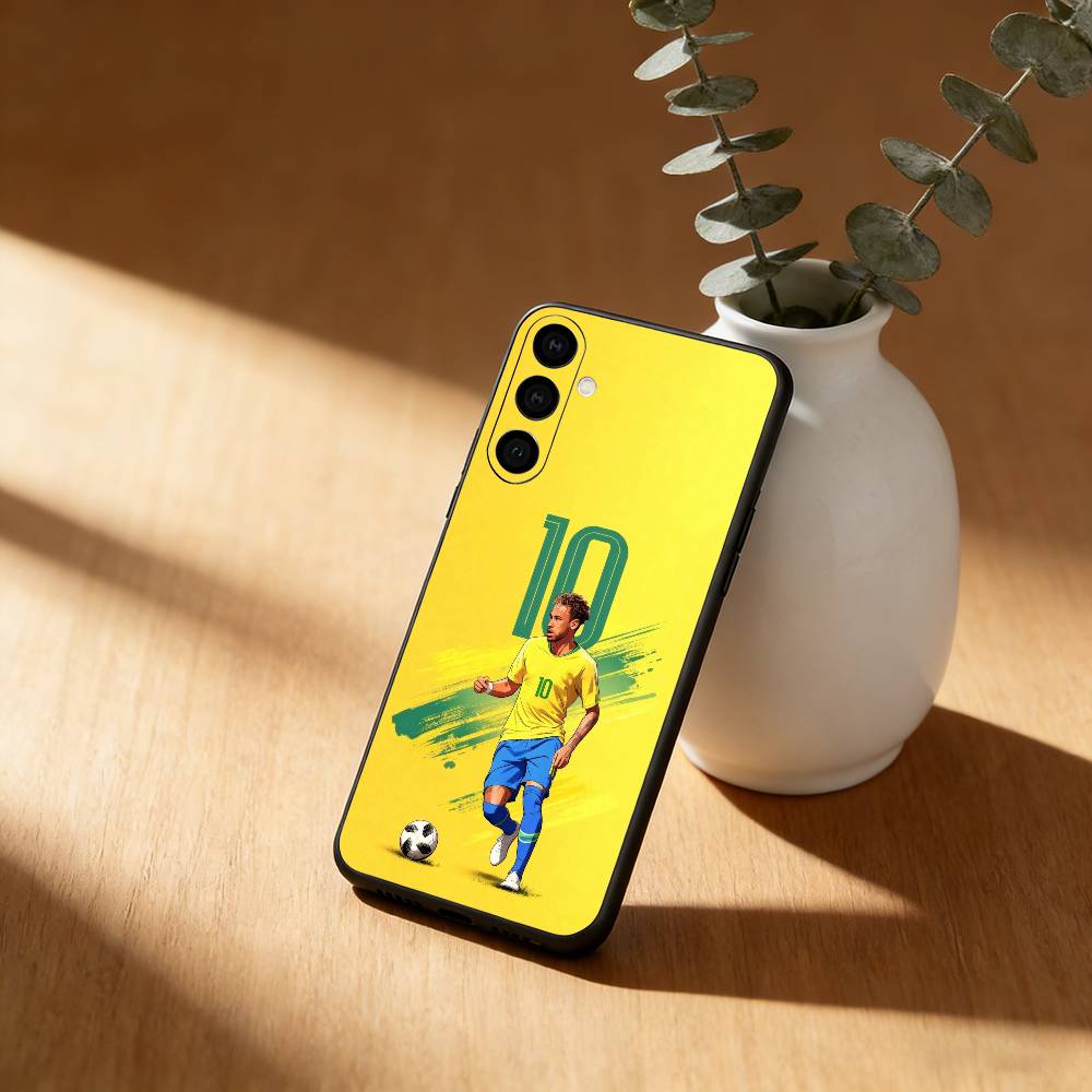 Football N-NeymarS Jr 10 Phone Case For Samsung Galaxy A91,80,73,72 ,71,53,52,32 ,31,22,21s,20,Soft Black Case