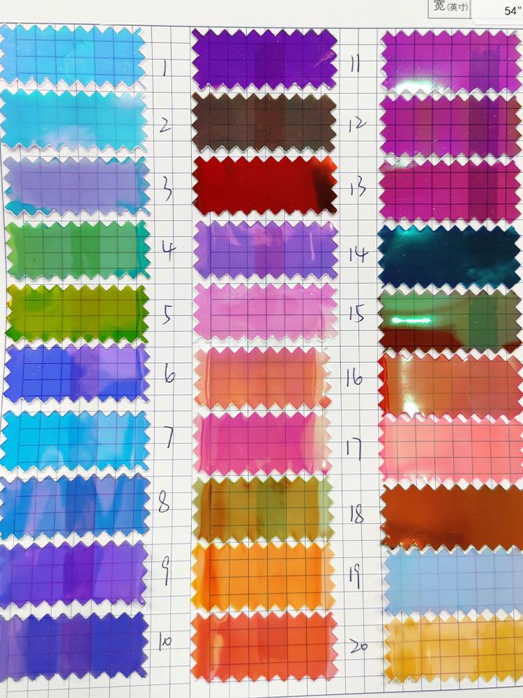 12*53inch Iridescent TPU Vinyl 0.4mm Waterproof Soft Hardness Holographic Film for DIY Bag Decoration Photo Frame Moisture Proof