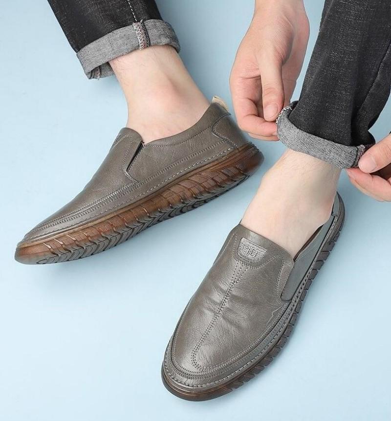 Модные кожаные туфли ручной работы — фото 6