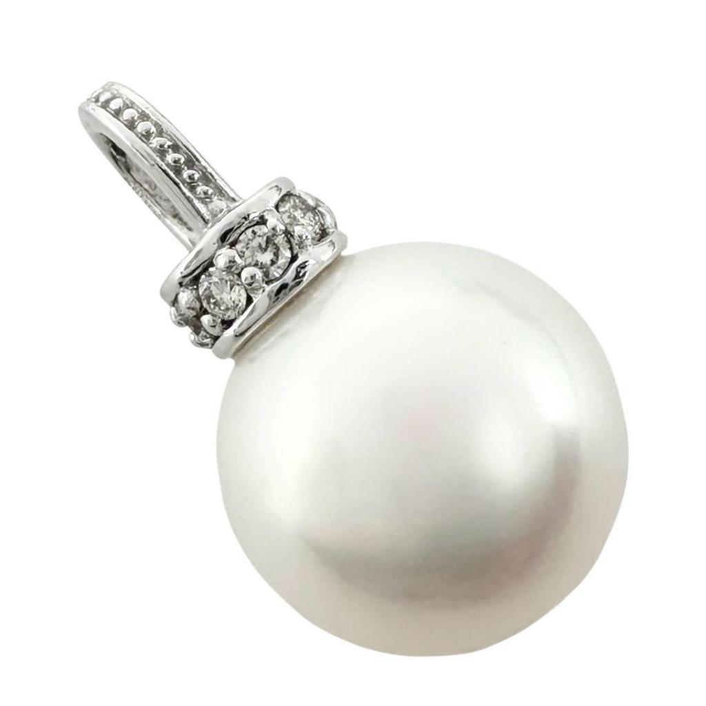 Pendant top Silver Women Pearl used