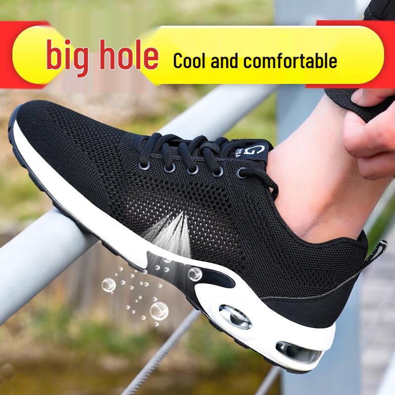 Old Housekeeper 2007 Men s Summer Breathable Steel Toe Safety Work Shoes 42