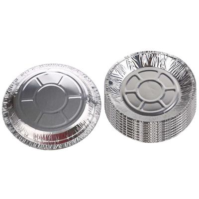 50 Pieces Baking Pans with Clear Lids Freezer Fryer Liner Pizza Bread Trays Reheating Containers Flan Plates Kitchen Cookware