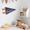 Baby Boy Nursery Decor, Long Live Boyhood Banner Sign for Kids Boys Room Decor Flags, Wall Penants Preppy Navy Blue Wall Hanging Decor for Kids