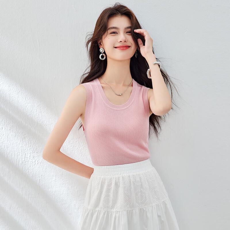 CARBAMMI Women s Slim-Fit Knit Cami Top M розовый