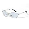 Hot Girl Sunglasses UV Protection Curved High-end Trendy Sunglasses Suitable for Street Photography