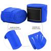 2pcs Cotton Material Boxing Hand Wraps Stretch Fabric Blue Boxing Hand Wraps  Kickboxing Workouts