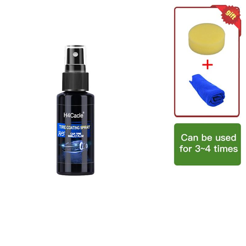 H4Cacle Car Tire Wax Tire Brightener Blackening Durable Tire Coating Agent Cleaning and Maintenance Anti-aging Retreading Polish