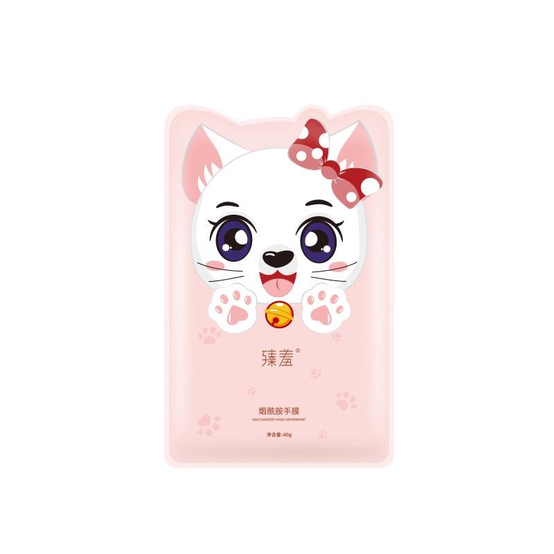 Nicotinamide Tender Cat Claw Hand Mask Nawilżająco-nawilżająca maska ​​wybielająca Złuszczająca martwy naskórek Maska do rąk z siary Produkty do pielęgnacji skóry