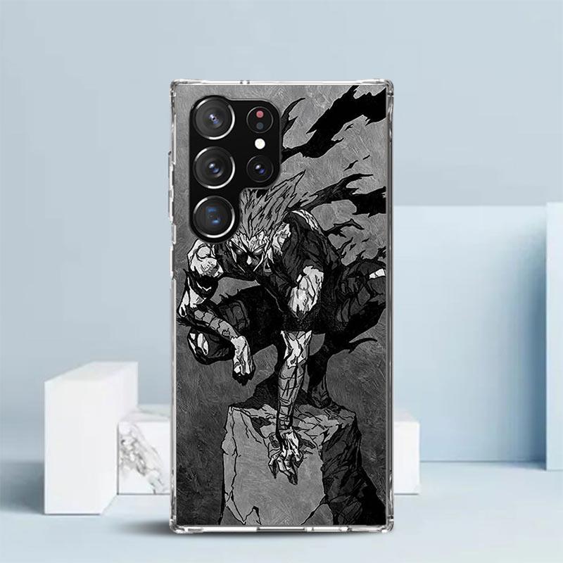 One P-Punch-Man Garou Soft Cover for Samsung Galaxy S25 Edge S26 S24 S23 Ultra Phone Case S22 S21 Plus S20 FE Print Pattern Shel