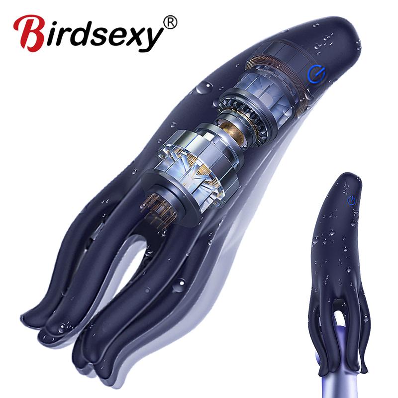 Sex Glans Trainer Penis Massage Male Masturbator 10 Speed Vibrating Glans Vibrator Sex Toys For Men Lasting Delay Endurance Exer