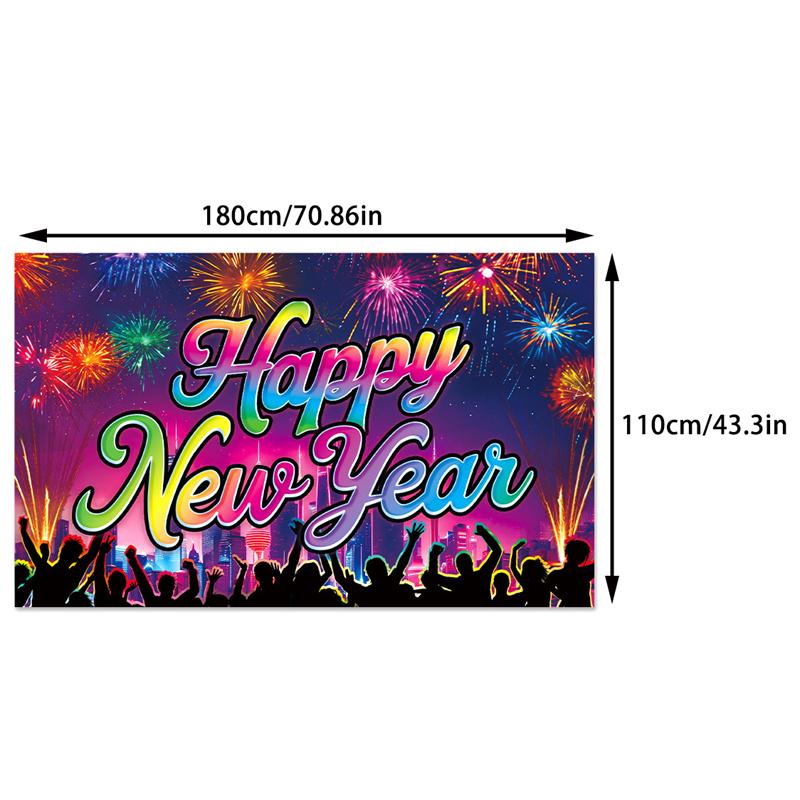 Фон С Новым Годом Неоновый Город Фейерверк Вечеринка Фон Рождество Праздник Новый Год Украшения Товары Фото Pr