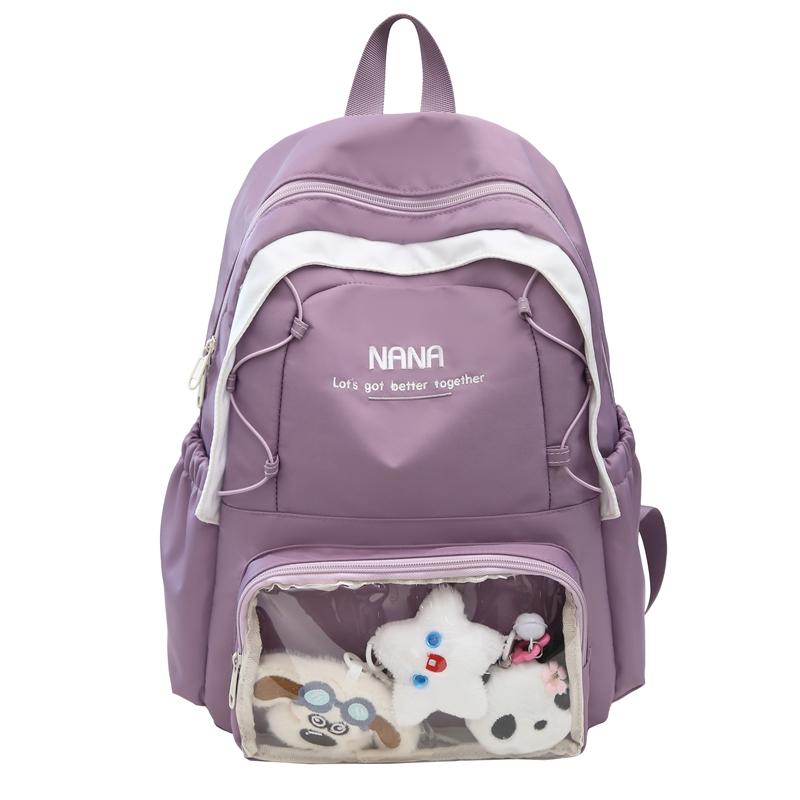 Women's Backpack Large Capacity Student Schoolbag Junior High School Travel Backpack