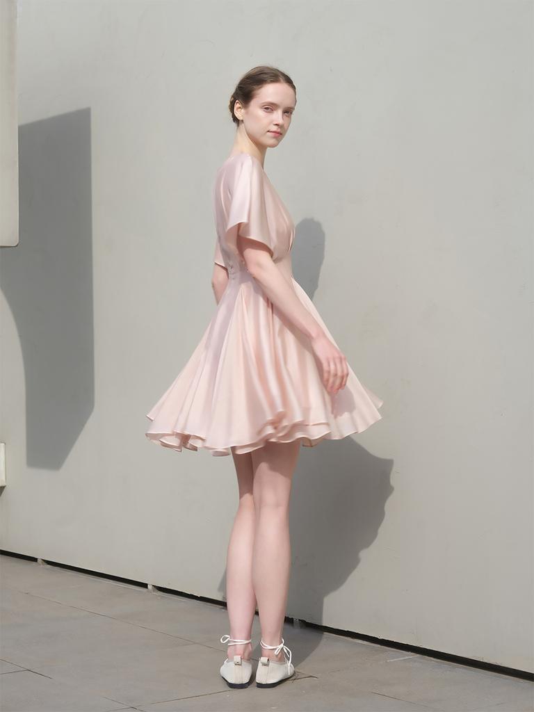 Non Search Square Player Dress / Pink
