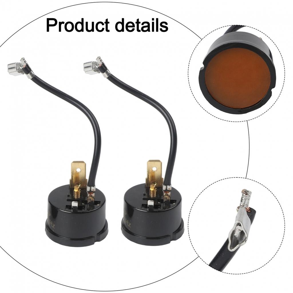 2x Air Conditioner Compressor Overload Protectors Suitable for 2HP Applications