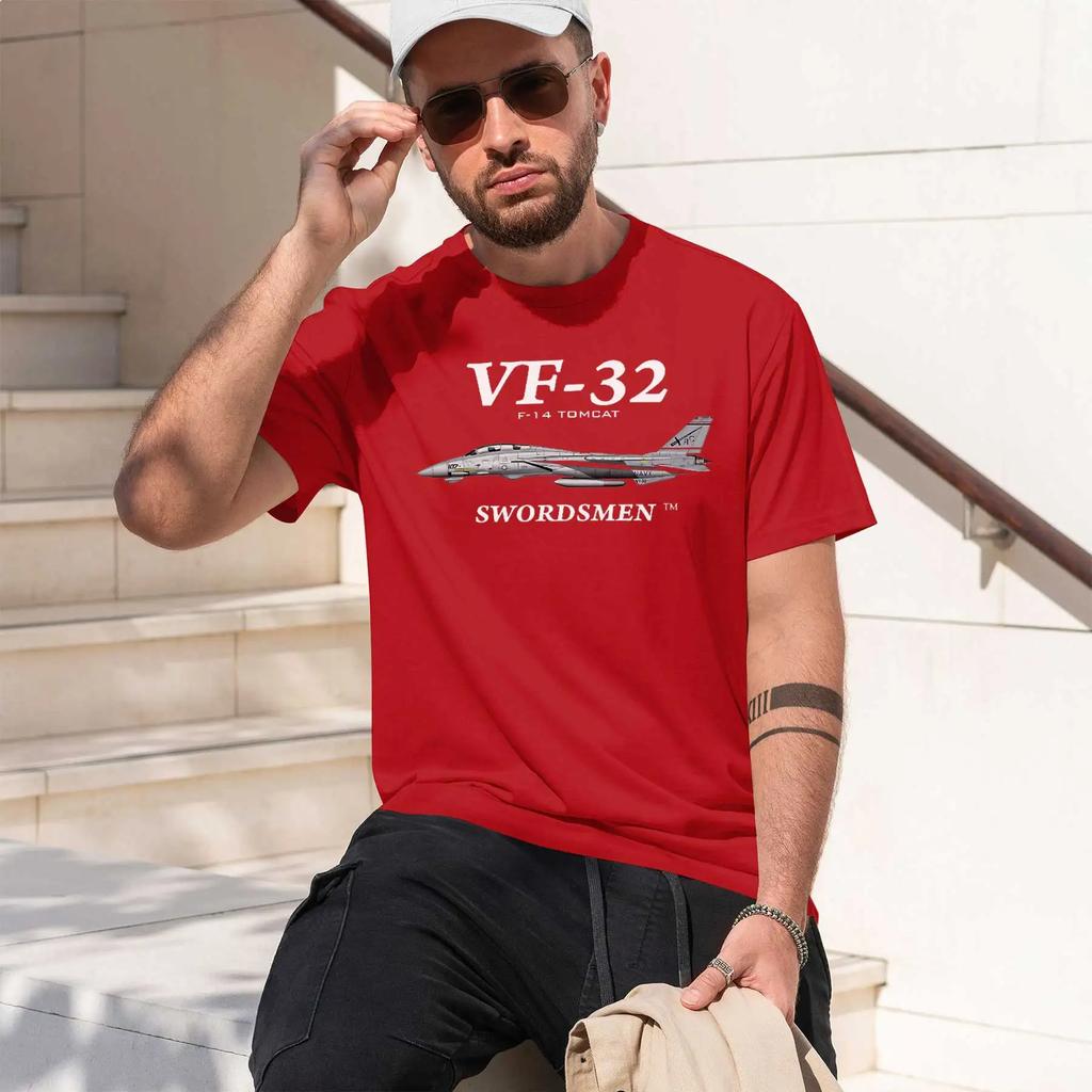Vf32 Swordsunisex 2026 New Fashion Heavyweight Hot Selling Retro Printed Pattern Fun Round Neck Tshirt For Daily Comfort