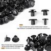 Assortment Push Retainer Clips Kit With 4 Size Compatible Honda Acura Accord Civic Fender Liner Bumper Replace 91501-TR0-003, 91512-SX0-003 - 121Pcs