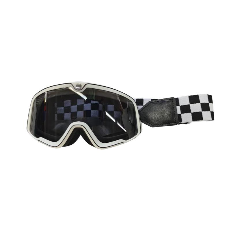 Beliebte wind- und sanddichte Motorrad-Fahrbrille – Offroad- und Harley-Helm-kompatibel