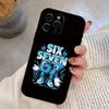 Custodia per telefono Six Seven 67 Per iPhone 17,16,15,14,13,12,11 Plus,Pro Max,XS,Copertura Nera in Morbido Silicone