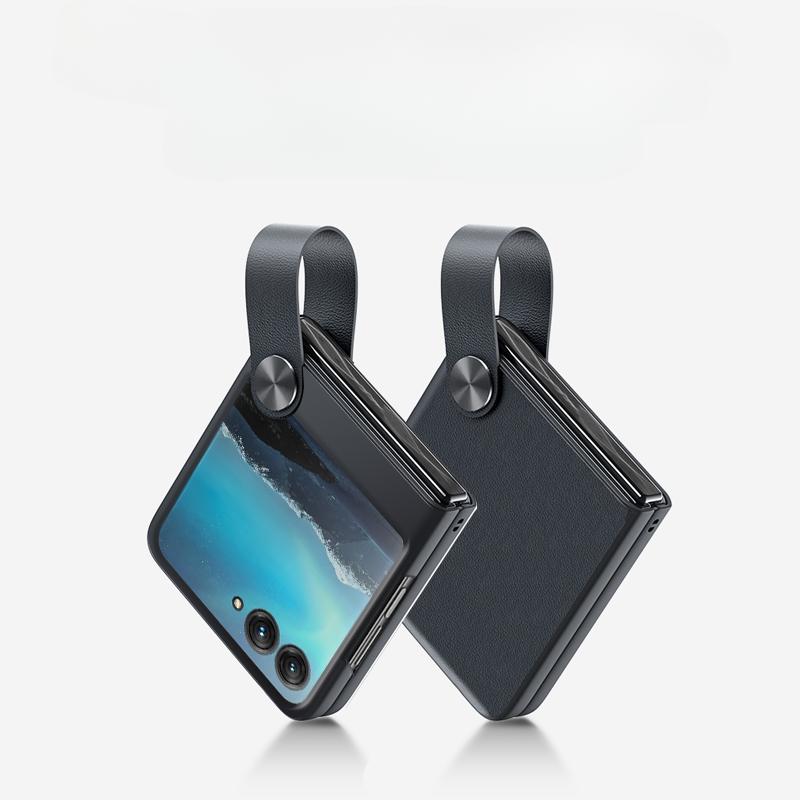 

Шкіряний чохол-браслет для телефону Motorola Razr 50 Ultra Mooto Razr 40, тримач-браслет, протиударний чохол Moto Razr 50 Ultra