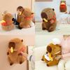 Adorable Capybara Plush Toy Chef Pillow Cute Party Decoration Gift For Kids