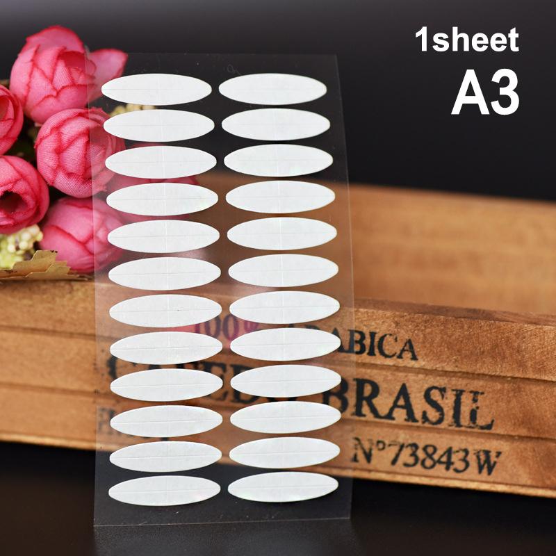 24/48Pcs Invisible Fiber Double Side Adhesive Eyelid Stickers Transparent Breathable Eye Tapes Women Beauty