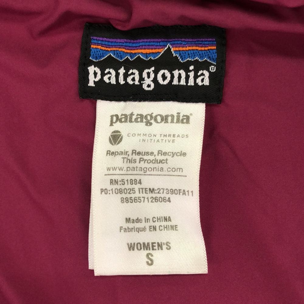 Patagonia 27390FA11 Hooded Down Jacket S Pink Outdoors Women Used