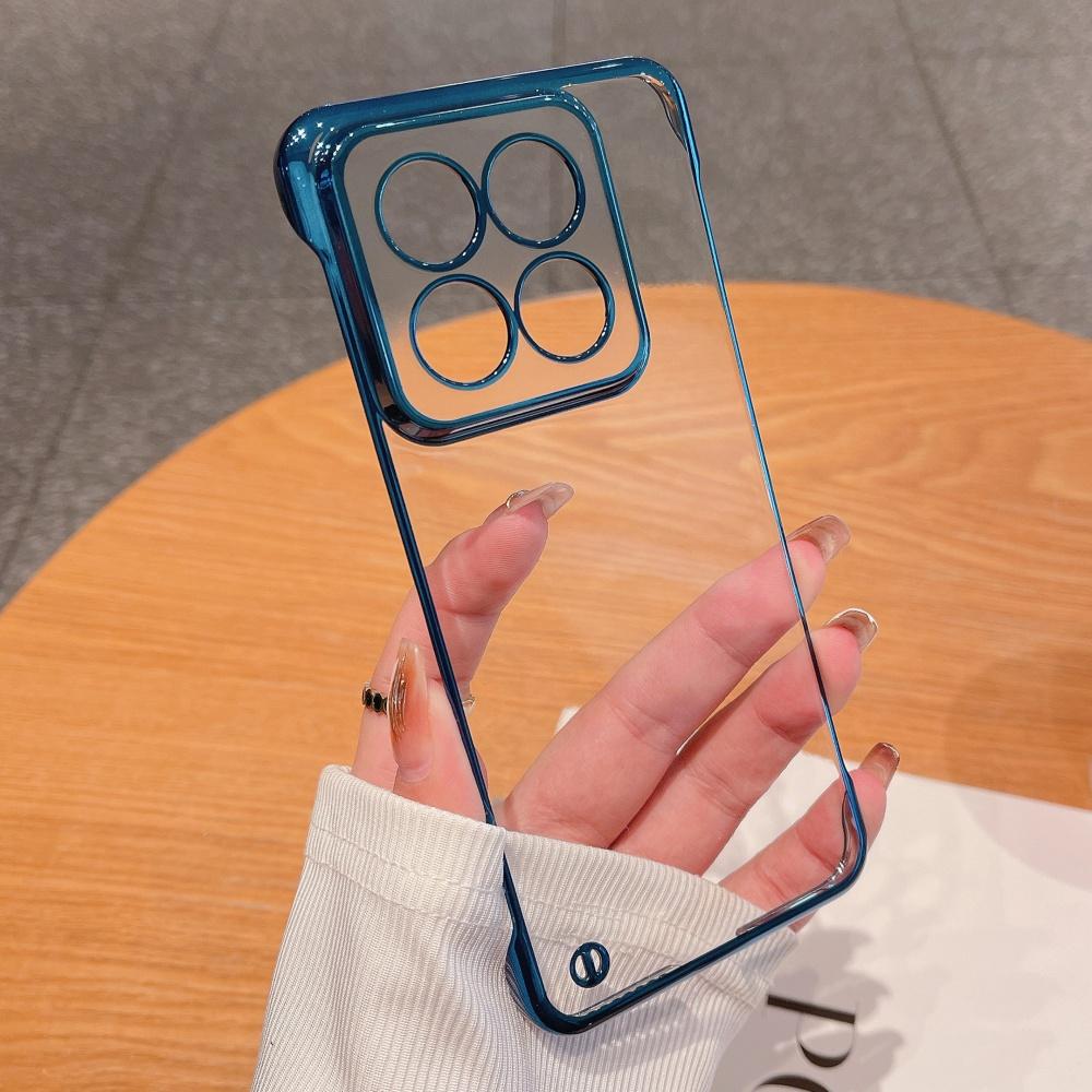 Ultradünne durchsichtige galvanisierte Hülle für Xiaomi 15 Ultra 15Pro 14 13 13X 12 12S Ultra 11 Lite 10 10S 9 8 Pro Coole rahmenlose Handyhüllen