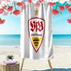 Stuttgart Spirit Print Beach Towel, Large Soft Quick Dry Towel for Beach Camping Swimming