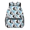 Rabbit Bunny Shadow Puppet Hand OK Gesture Sign Backpacks Boys Girls Bookbag Students School Bags Travel Rucksack Shoulder Bag
