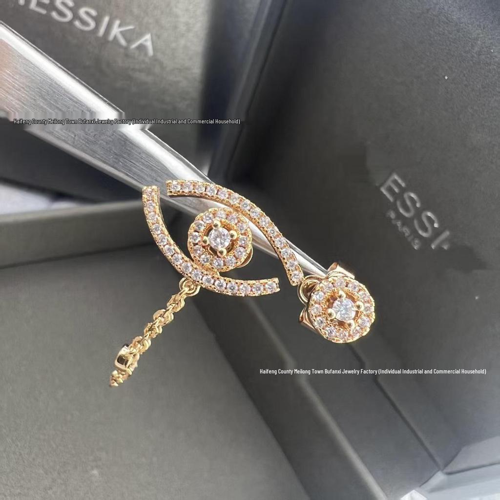 Messi Familienserie: Funkelndes Mind's Eye Diamant Halsketten- & Ohrring-Set