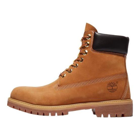 Timberland Comfortable Fashion Mid-Calf Martin Boots Men boots Brown 10061TB1