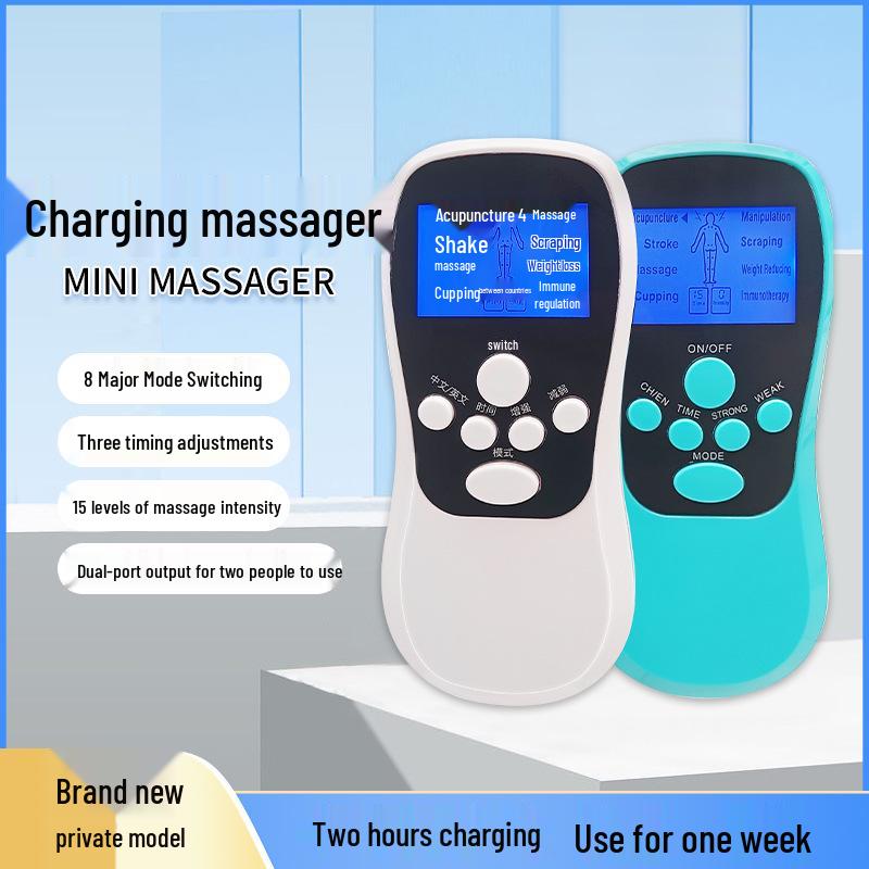 Wiederaufladbarer Multifunktionaler Nacken- und Lendenwirbel-Akupunktur-Massager