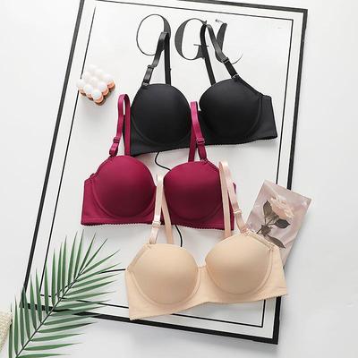 Sutien reglabil Converge de culoare solidă pentru femei Breathe Push Up Sutien cu inel de oțel Sutien confortabil în piept din tubul de sus Bralette Vest
