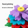Creative Wooden Rotating Flower Decompression Toy