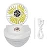 Battery Operate Handheld Fan With Flexible And Portable Usb Charging Fan For Continuous Humidification, Unique Boat Shape Design As A Table