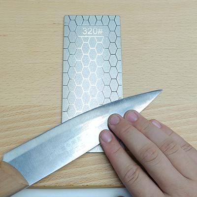 1pc Professional Diamond Knives Sharpening Stone 600# 800#1000# Knife Sharpener Ultra-thin Honeycomb Surface Whetstone Tool