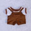10cm 20cm Doll Clothes Outfit T-shirt Overalls Suspender Trousers Doll Accessories Changing Dressing Game Fans Gift Toy In Stock