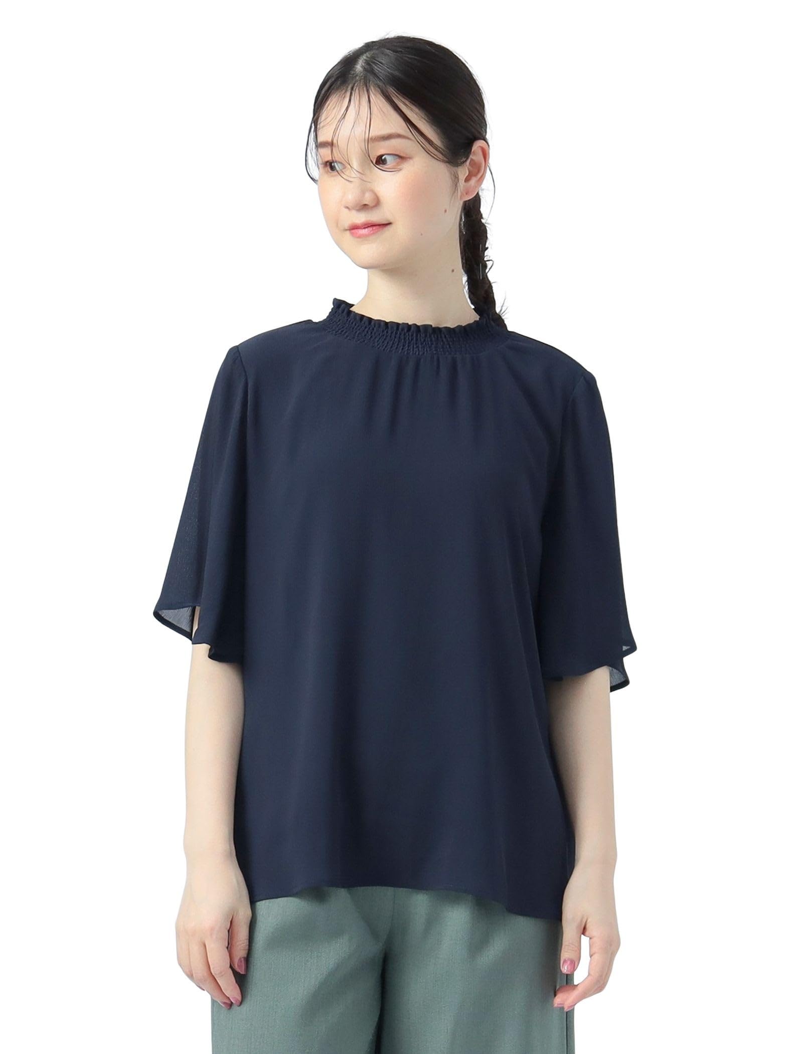 

Beams Heart High One Size Women s S/S Shirt, Neck, Navy,