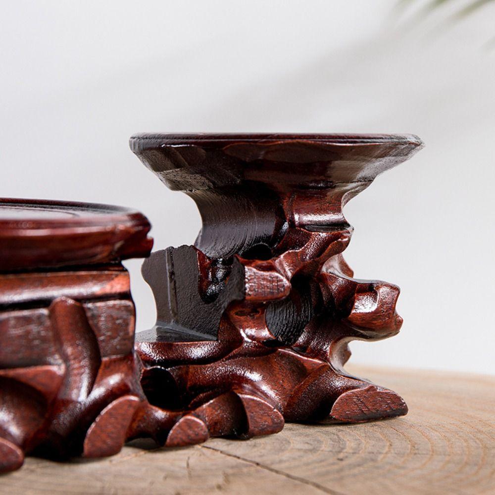 Statues Stone Pedestal Display Vintage Teapot Cup Vase Base Display Stand Serving Tray Display Base