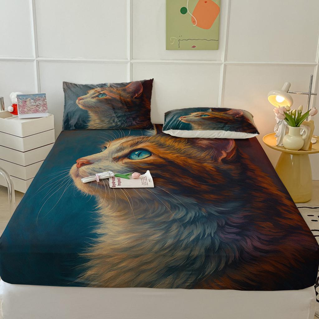 Animal Mattress Protective Cover Protective Cover Three-Piece Set, Digital Printing