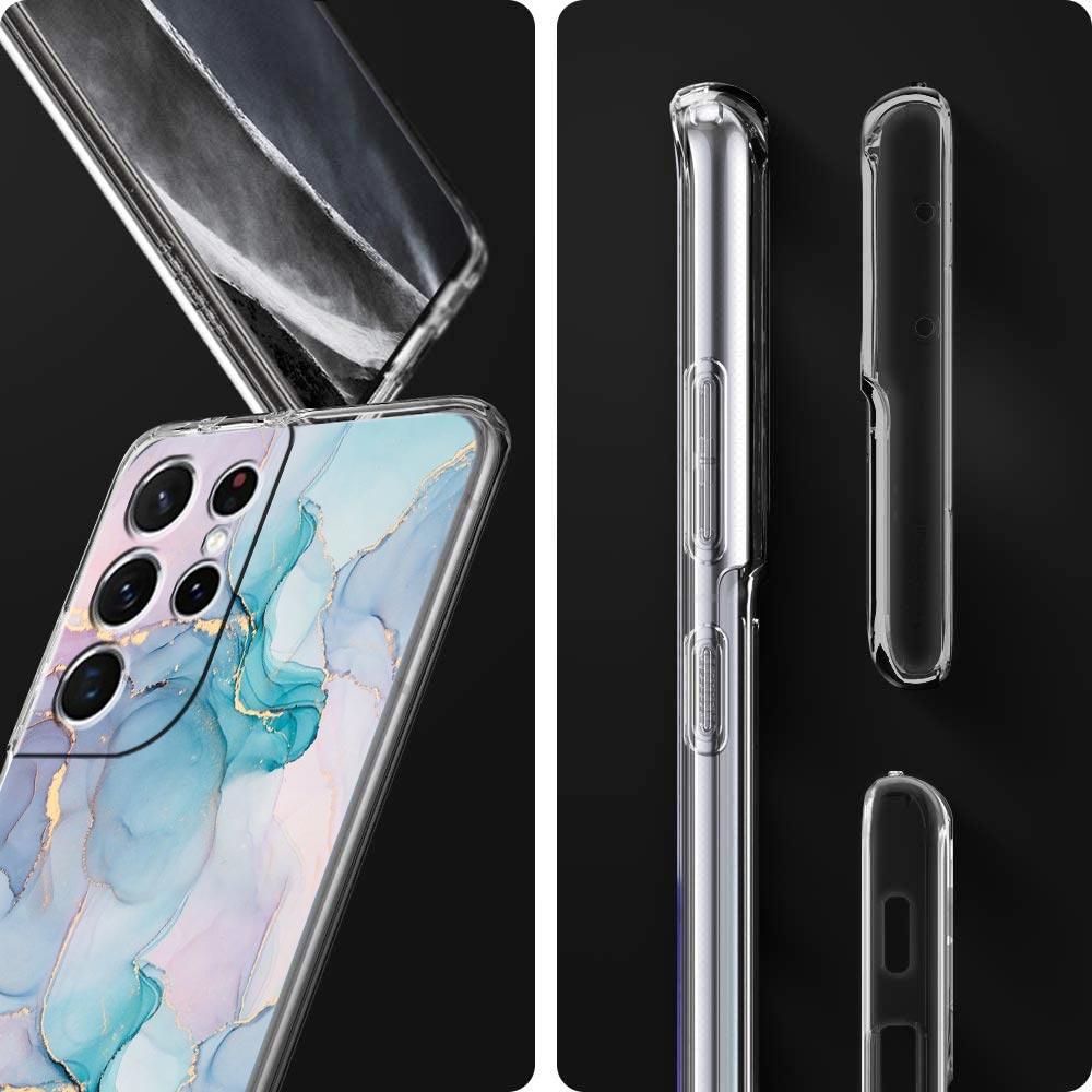 Marble Clear Silicone Phone Case For Samsung Galaxy S23 S22 5G S20 Ultra S21 FE 5G S10E S9 S8 S10 Plus Soft Shockproof Cover