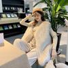 New Imitation Fox Fur Vest Fashionable Encrypted Woven Strips Imitation Raccoon Dog Hair Lazy Wind Outside