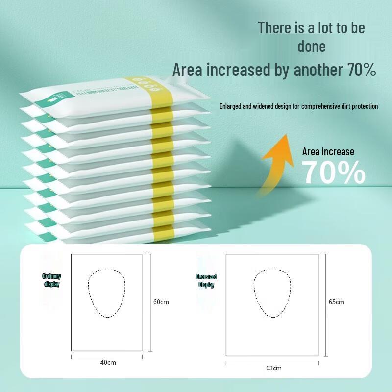Одноразовые портативные чехлы на сиденье унитаза с полным покрытием