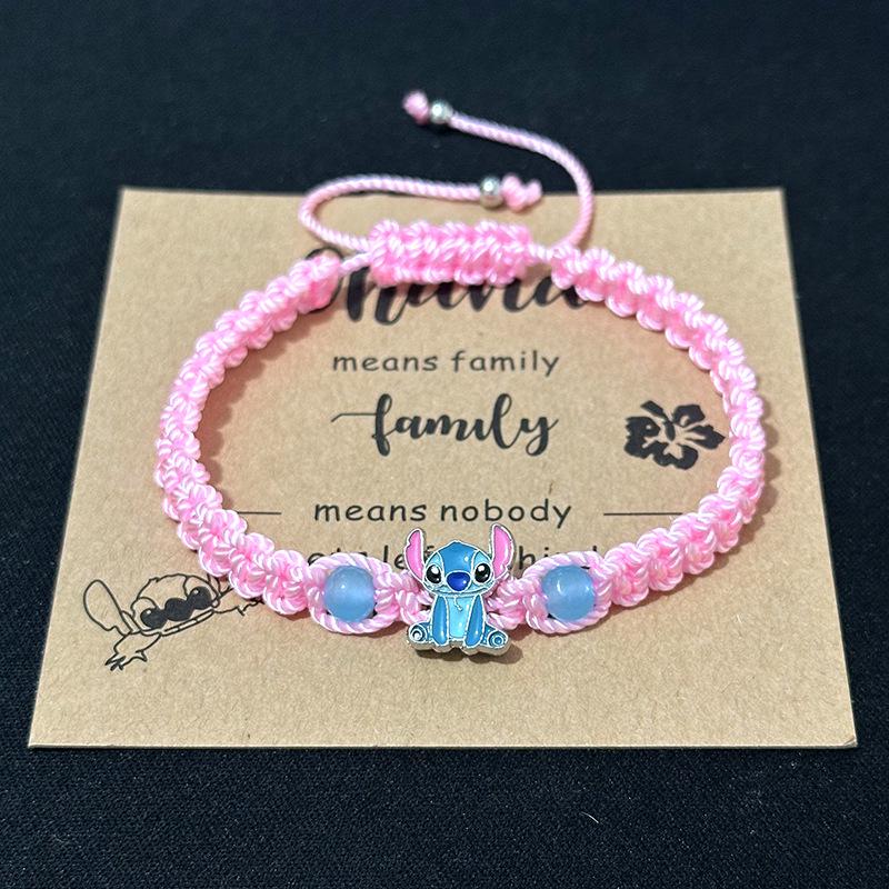 Blue Stitch Handmade Cartoon Anime Bracelet